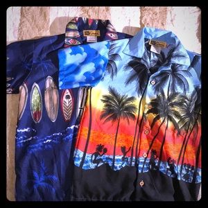 Bundle of 2 Hawaiian shirts